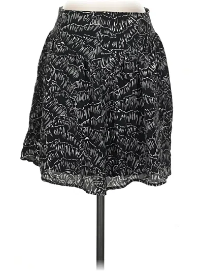 Pre-owned Francesca's Casual Skirt In Black
