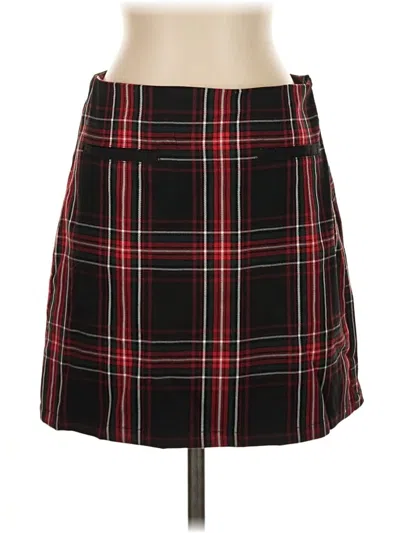 Pre-owned Francesca's Casual Skirt In Red