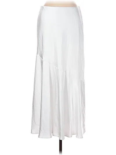 Pre-owned Francesca's Casual Skirt In White