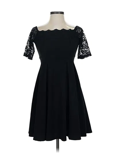 Pre-owned Francesca's Cocktail Dress In Black