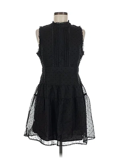 Pre-owned Francesca's Cocktail Dress In Black