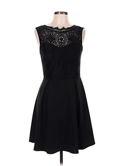 Pre-owned Francesca's Cocktail Dress In Black