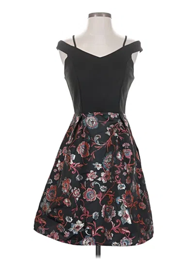 Pre-owned Francesca's Cocktail Dress In Black