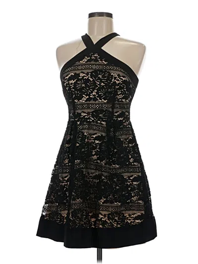 Pre-owned Francesca's Cocktail Dress In Black