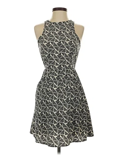 Pre-owned Francesca's Cocktail Dress In Black