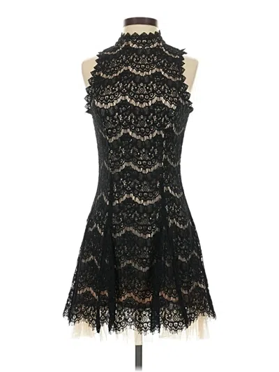 Pre-owned Francesca's Cocktail Dress In Black