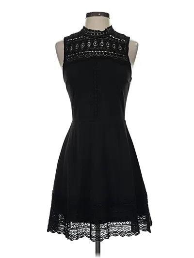 Pre-owned Francesca's Cocktail Dress In Black