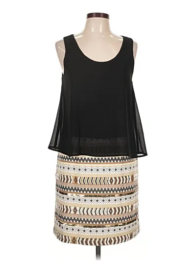 Pre-owned Francesca's Cocktail Dress In Black