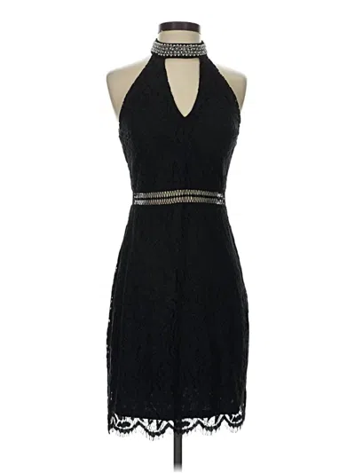Pre-owned Francesca's Cocktail Dress In Black