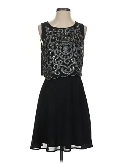 Pre-owned Francesca's Cocktail Dress In Black