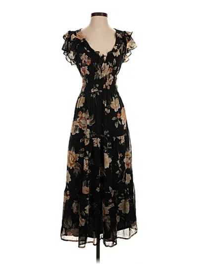 Pre-owned Francesca's Cocktail Dress In Black