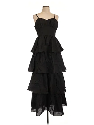 Pre-owned Francesca's Cocktail Dress In Black