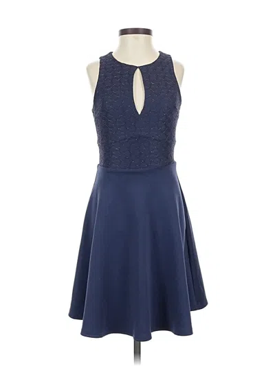 Pre-owned Francesca's Cocktail Dress In Blue