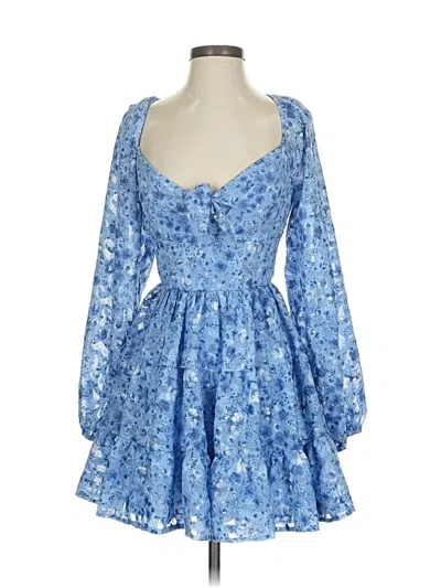 Pre-owned Francesca's Cocktail Dress In Blue