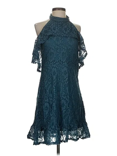 Pre-owned Francesca's Cocktail Dress In Blue