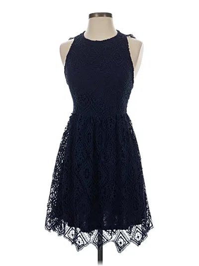 Pre-owned Francesca's Cocktail Dress In Blue