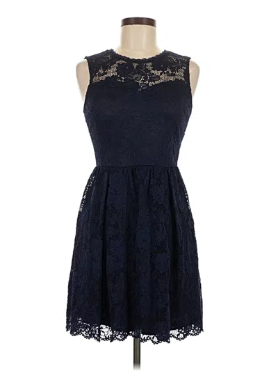Pre-owned Francesca's Cocktail Dress In Blue