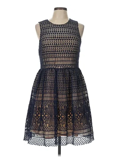 Pre-owned Francesca's Cocktail Dress In Blue