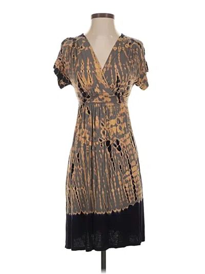 Pre-owned Francesca's Cocktail Dress In Brown