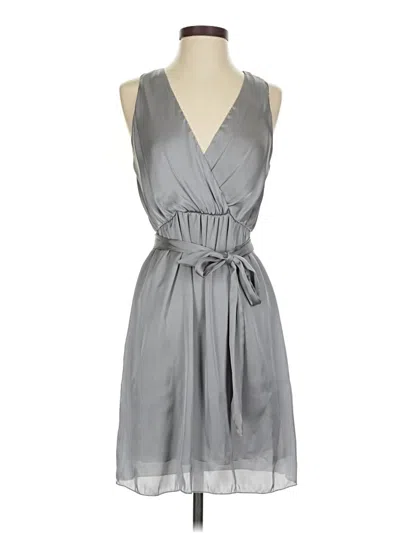 Pre-owned Francesca's Cocktail Dress In Gray