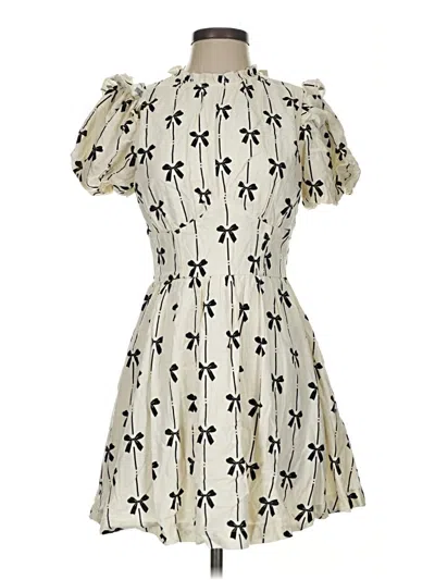 Pre-owned Francesca's Cocktail Dress In Ivory