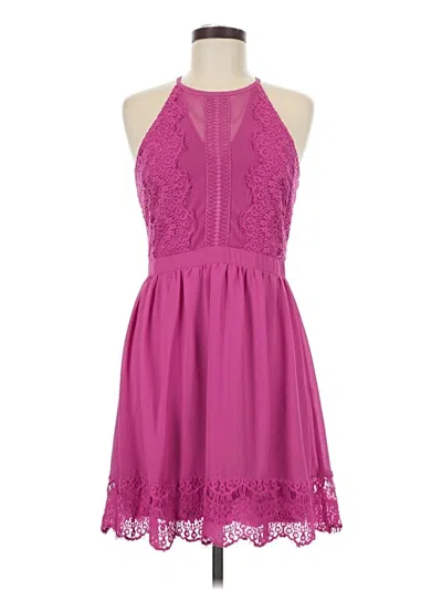 Pre-owned Francesca's Cocktail Dress In Pink