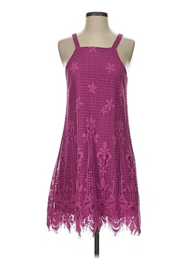 Pre-owned Francesca's Cocktail Dress In Purple