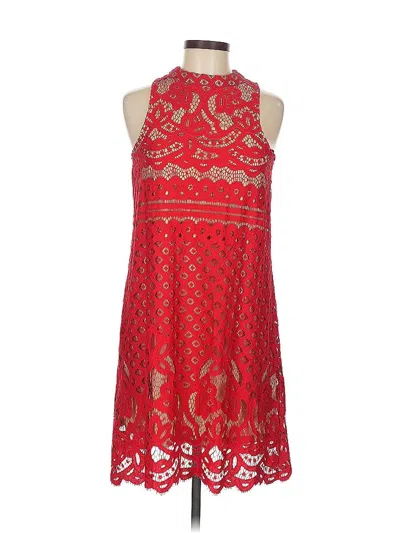 Pre-owned Francesca's Cocktail Dress In Red