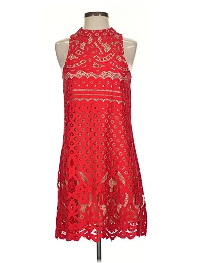 Pre-owned Francesca's Cocktail Dress In Red