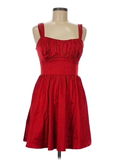Pre-owned Francesca's Cocktail Dress In Red