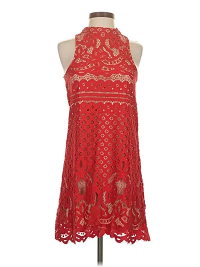 Pre-owned Francesca's Cocktail Dress In Red