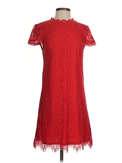 Pre-owned Francesca's Cocktail Dress In Red