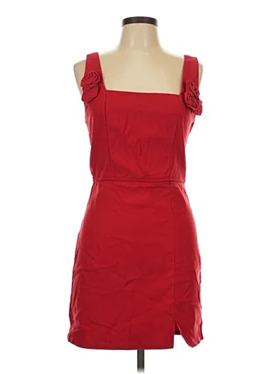 Pre-owned Francesca's Cocktail Dress In Red
