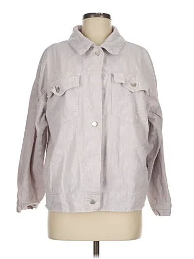Pre-owned Francesca's Jacket In Gray