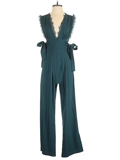 Pre-owned Francesca's Jumpsuit In Blue