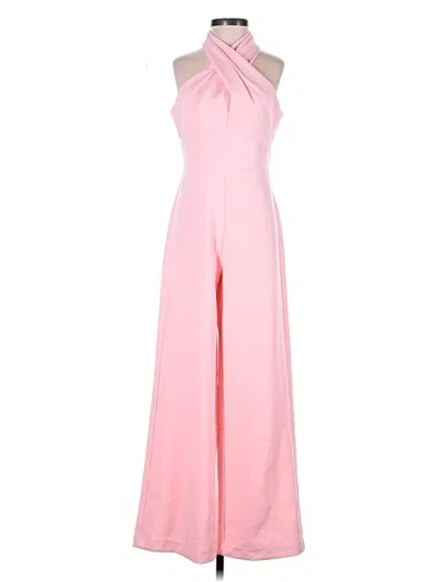 Pre-owned Francesca's Jumpsuit In Pink