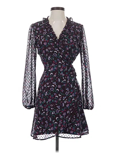 Pre-owned Francesca's Kimono In Black