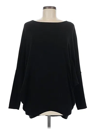 Pre-owned Francesca's Pullover Sweater In Black