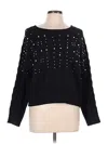 Francesca's Pullover Sweater In Black