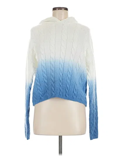 Pre-owned Francesca's Pullover Sweater In Blue