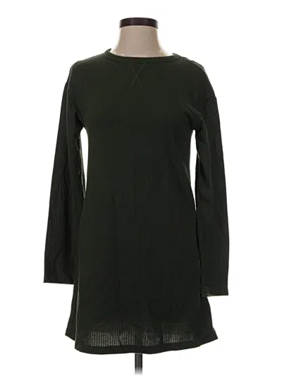 Pre-owned Francesca's Pullover Sweater In Green
