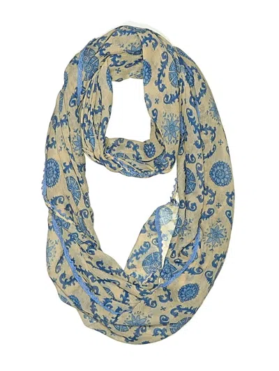 Pre-owned Francesca's Scarf In Blue