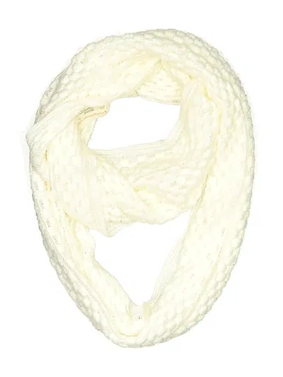 Pre-owned Francesca's Scarf In White