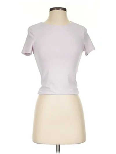 Pre-owned Francesca's Short Sleeve T-shirt In Pink