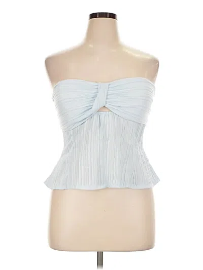 Pre-owned Francesca's Sleeveless Blouse In Blue