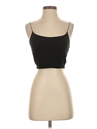 Pre-owned Francesca's Sleeveless Top Black Sweetheart Neckline Tops
