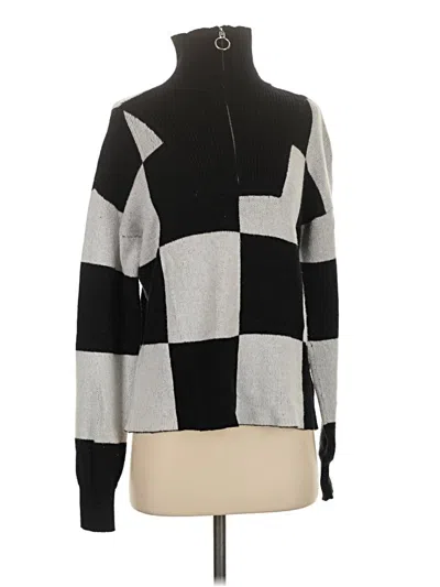 Pre-owned Francesca's Turtleneck Sweater In Black