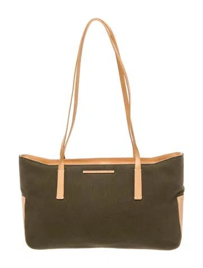 Pre-owned Francesco Biasia Canvas Shoulder Bag In Multi