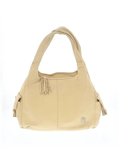 Pre-owned Francesco Biasia Leather Hobo Bag In Tan