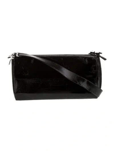 Pre-owned Francesco Biasia Leather Shoulder Bag In Black